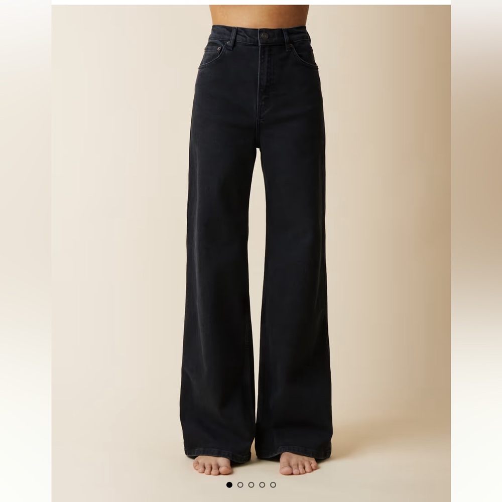 Jeanerica Black Wide Leg Jeans